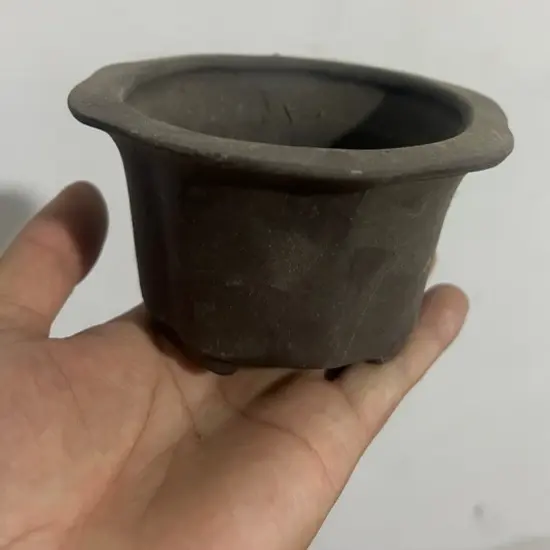 大口径紫砂花盆适合多肉吊兰等绿植盆景透气养根