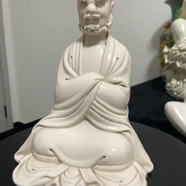 观音像德化白瓷雕塑工艺品家居装饰摆件观世音