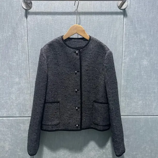 新款气质百搭重工织花小香风短款女士外套