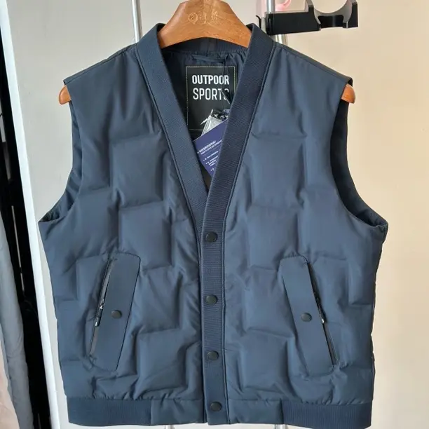 0628男士高端羽绒马甲男款2025新款冬季防寒保暖羽绒服背心