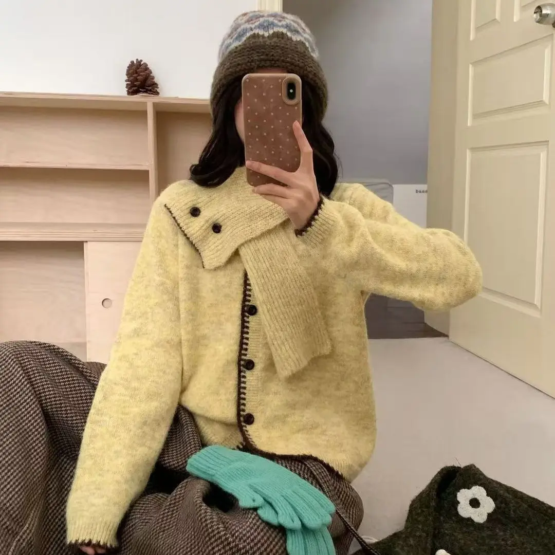 韩系毛衣针织开衫【按编码拍】