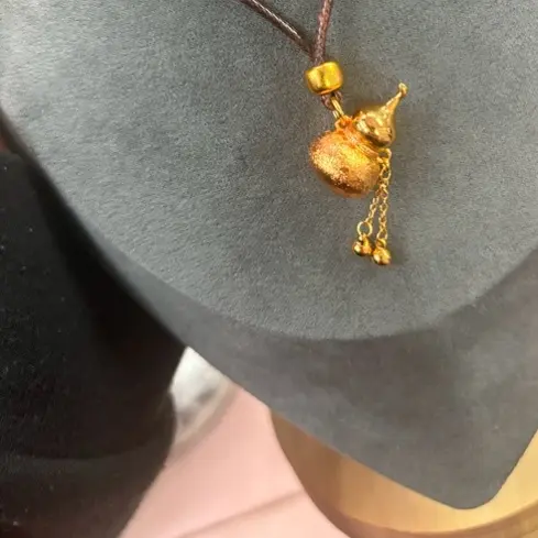 铜合金吊坠 铜合金古法花丝葫芦吊坠