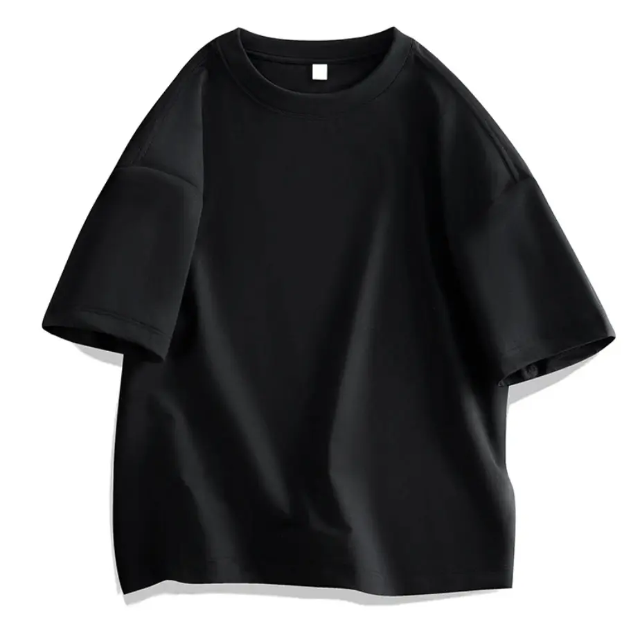 夏季纯棉宽松圆领短袖T恤男女同款百搭打底衫