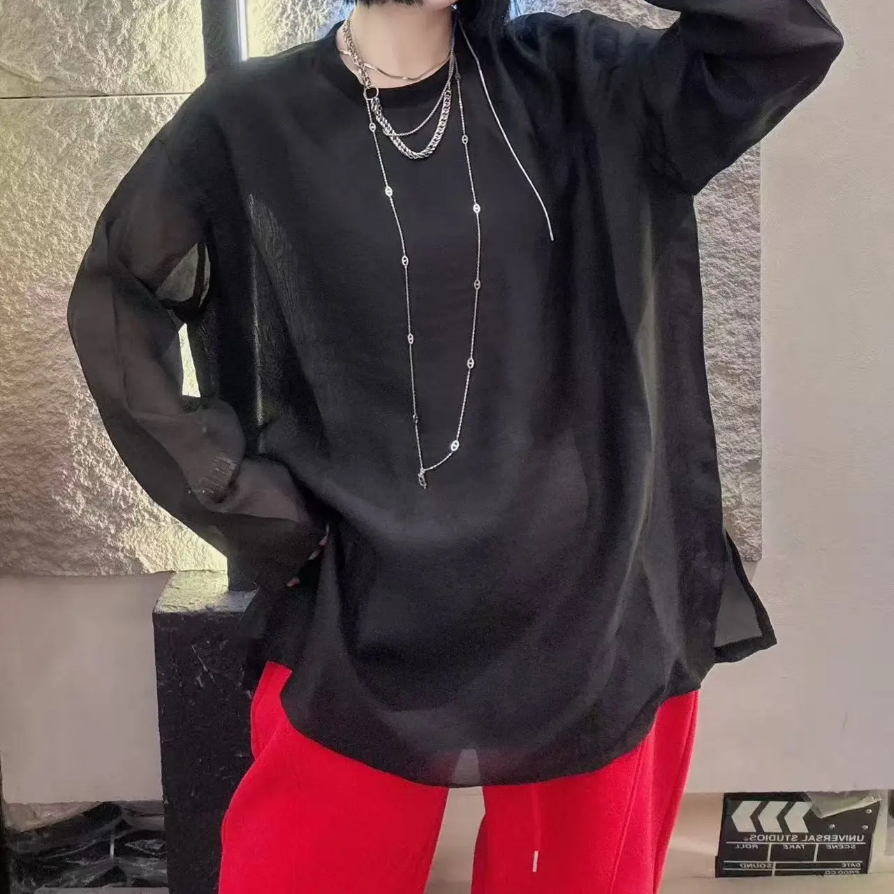 新中式双面天丝小衫