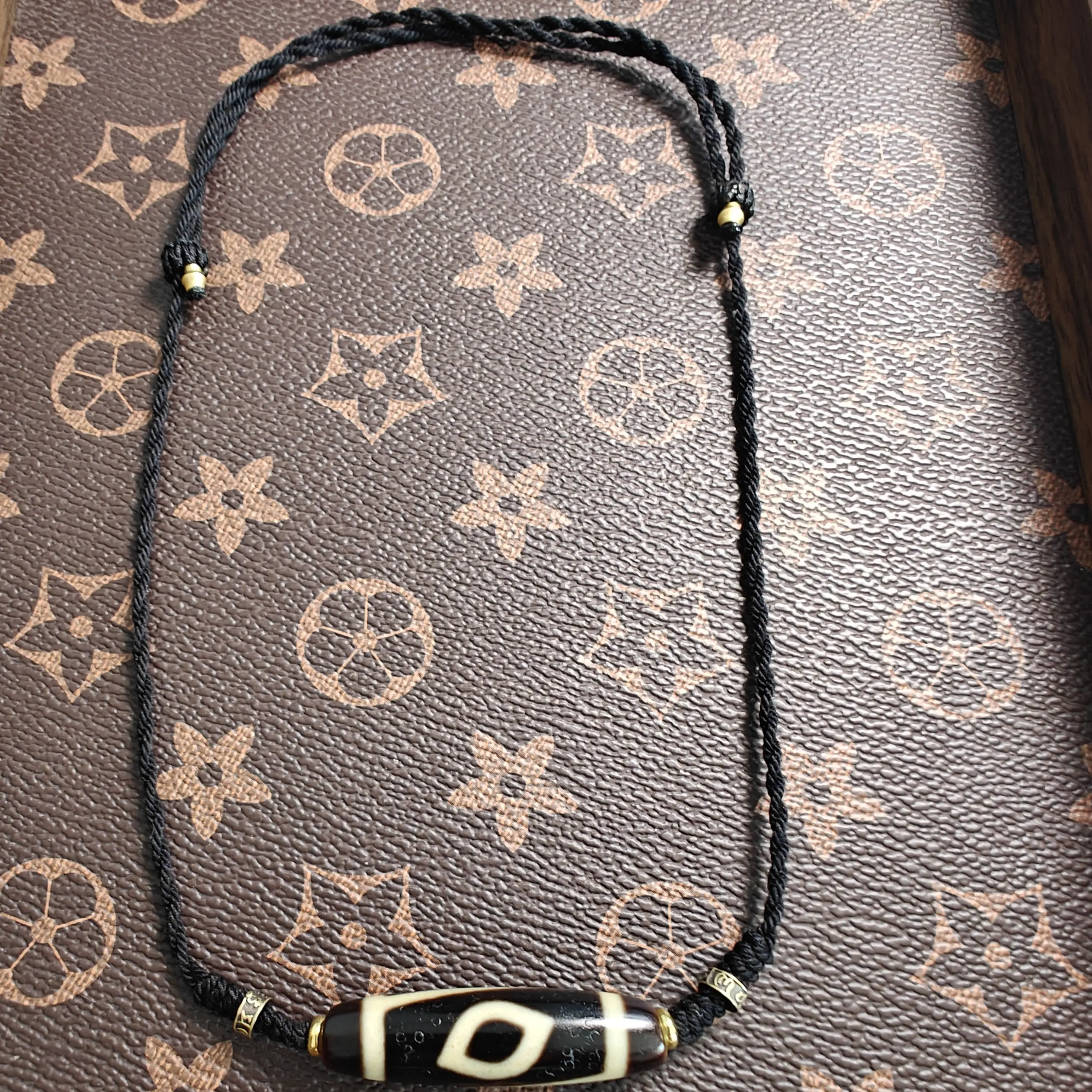 建成凤二眼手工编制复古民族风简约百搭颈饰对孔42