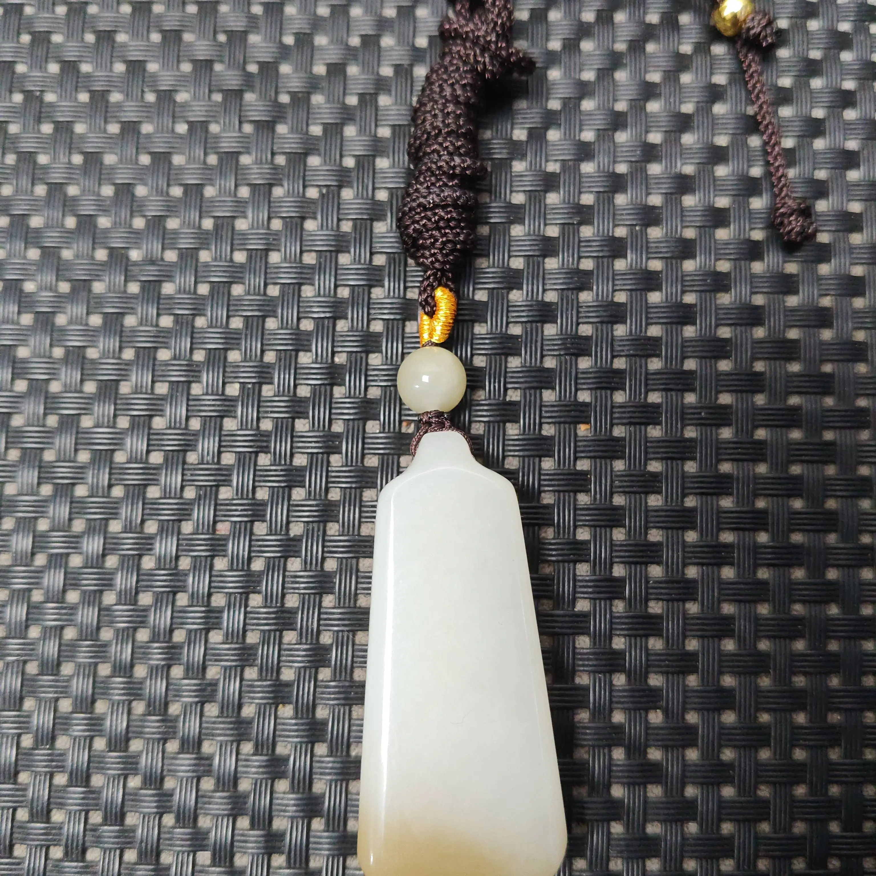 糖白无事牌男女款百搭高端平安牌挂件