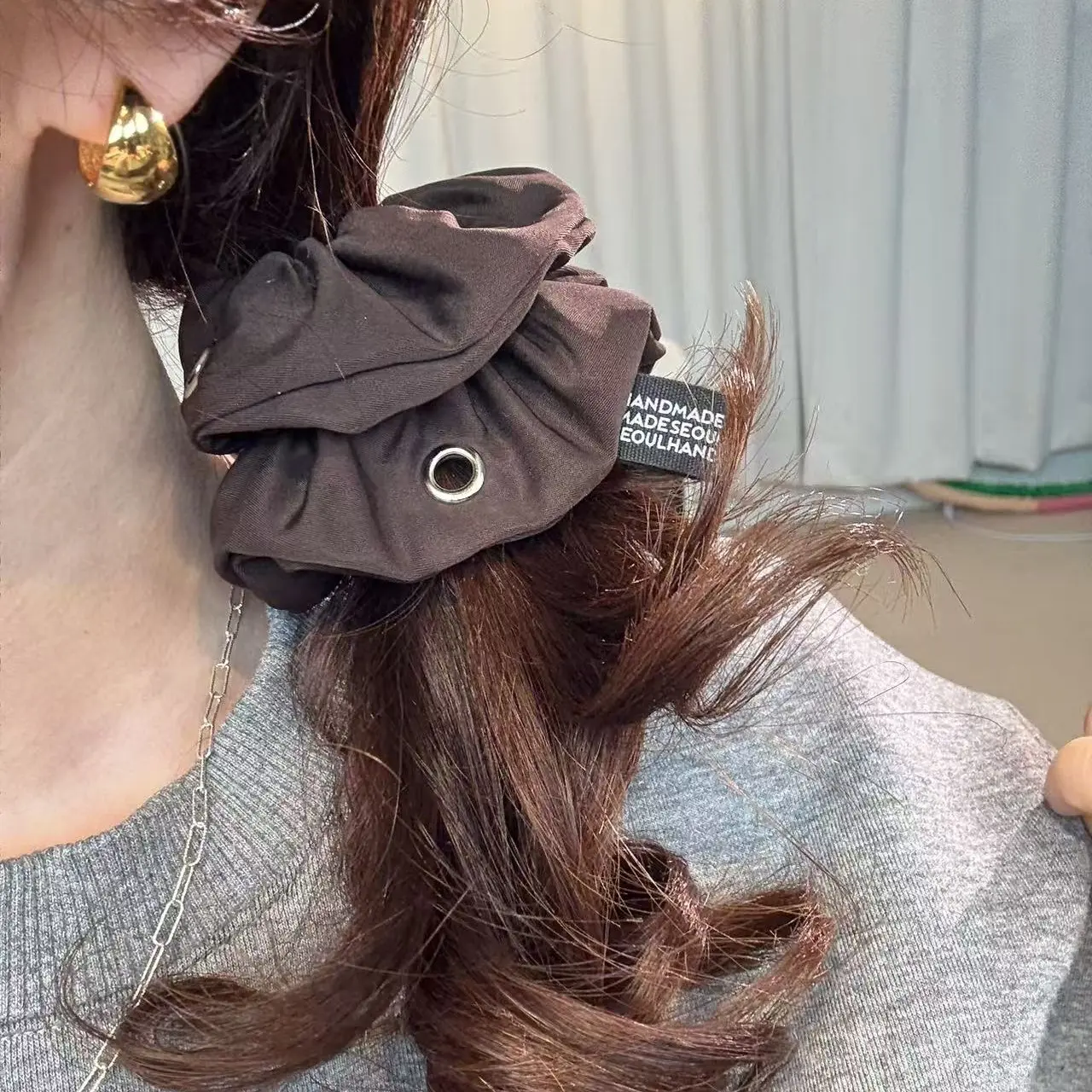 韩国以琳家时尚大肠发圈气质百搭发饰