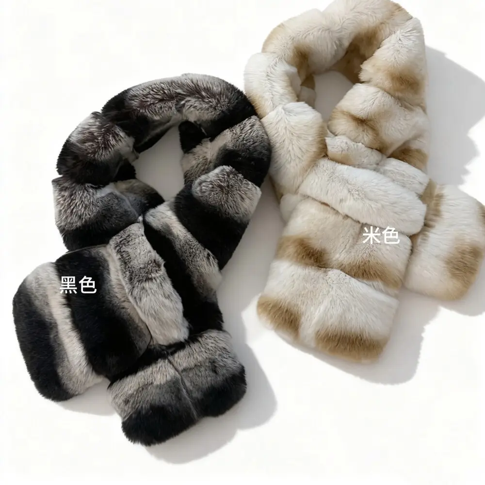 围巾成人百搭条纹保暖韩版冬款法式休闲风黑色厚款