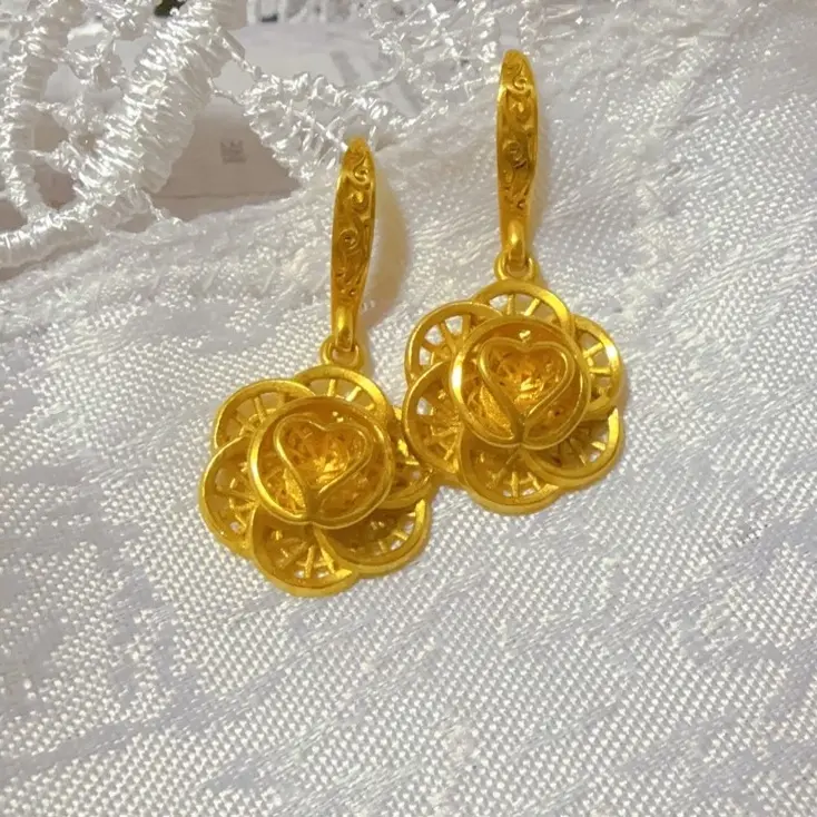 铜合金耳饰 رەڭ مەڭگۈ ئۆڭمەيدۇ网红ks