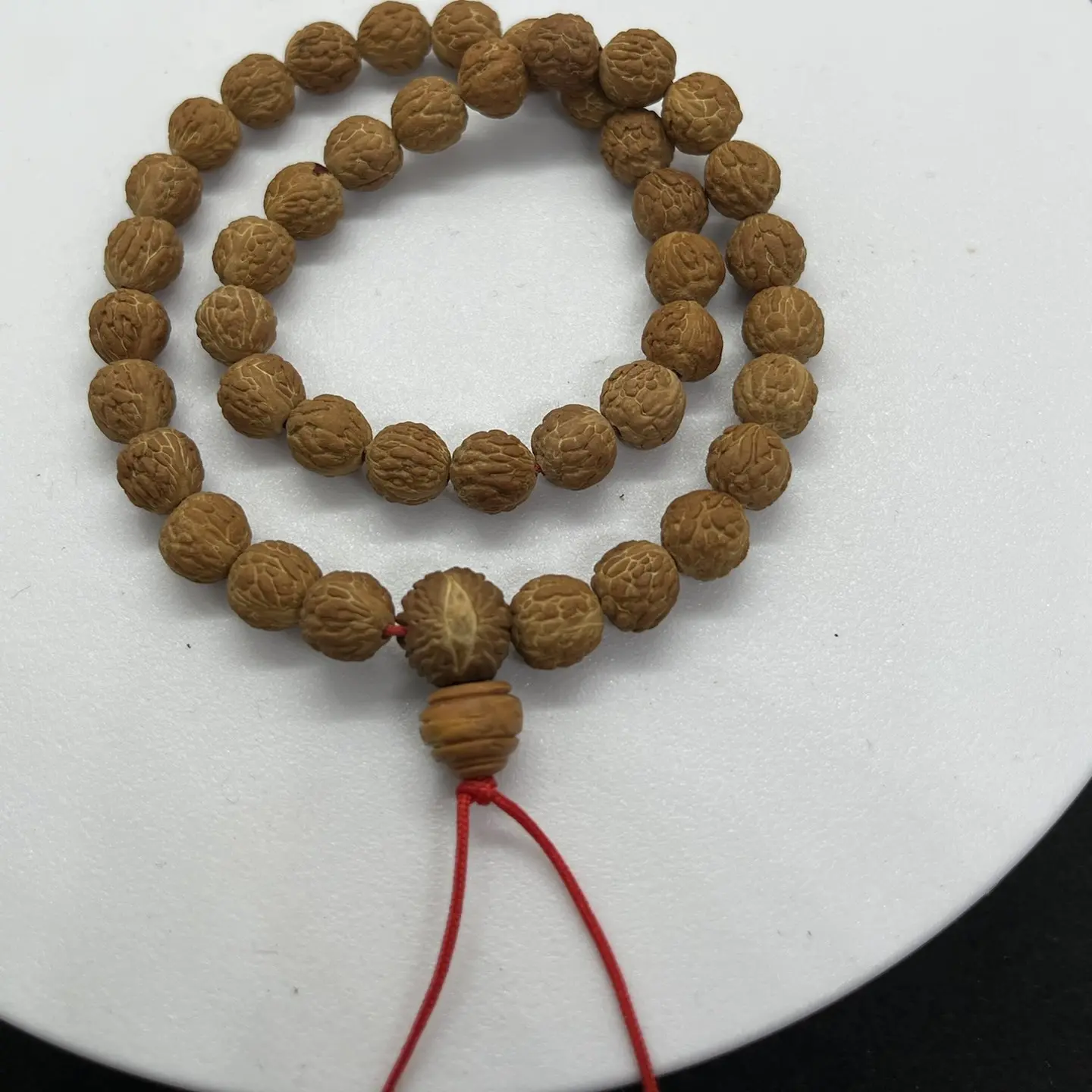 木质手链高油密国产酸枣核手持竖打孔