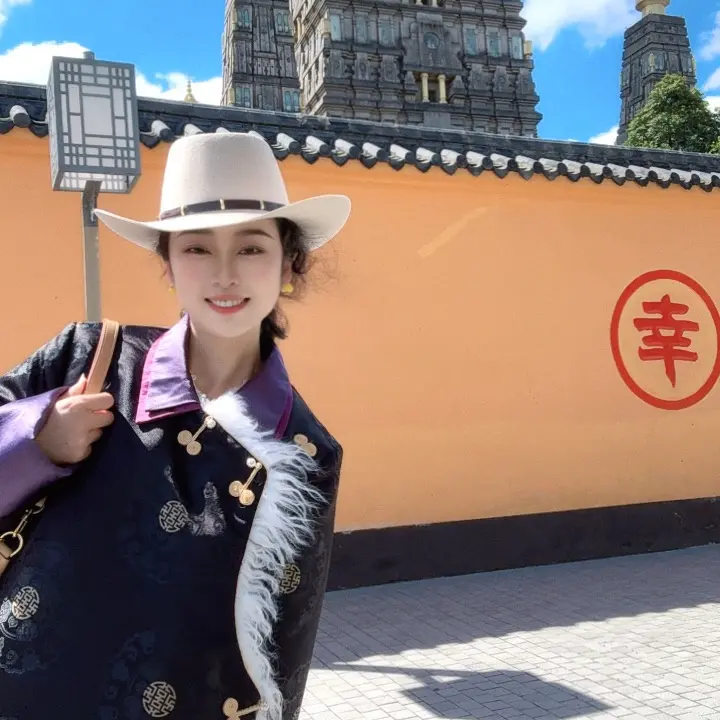 Mei-Yu2025藏式盘帽米色