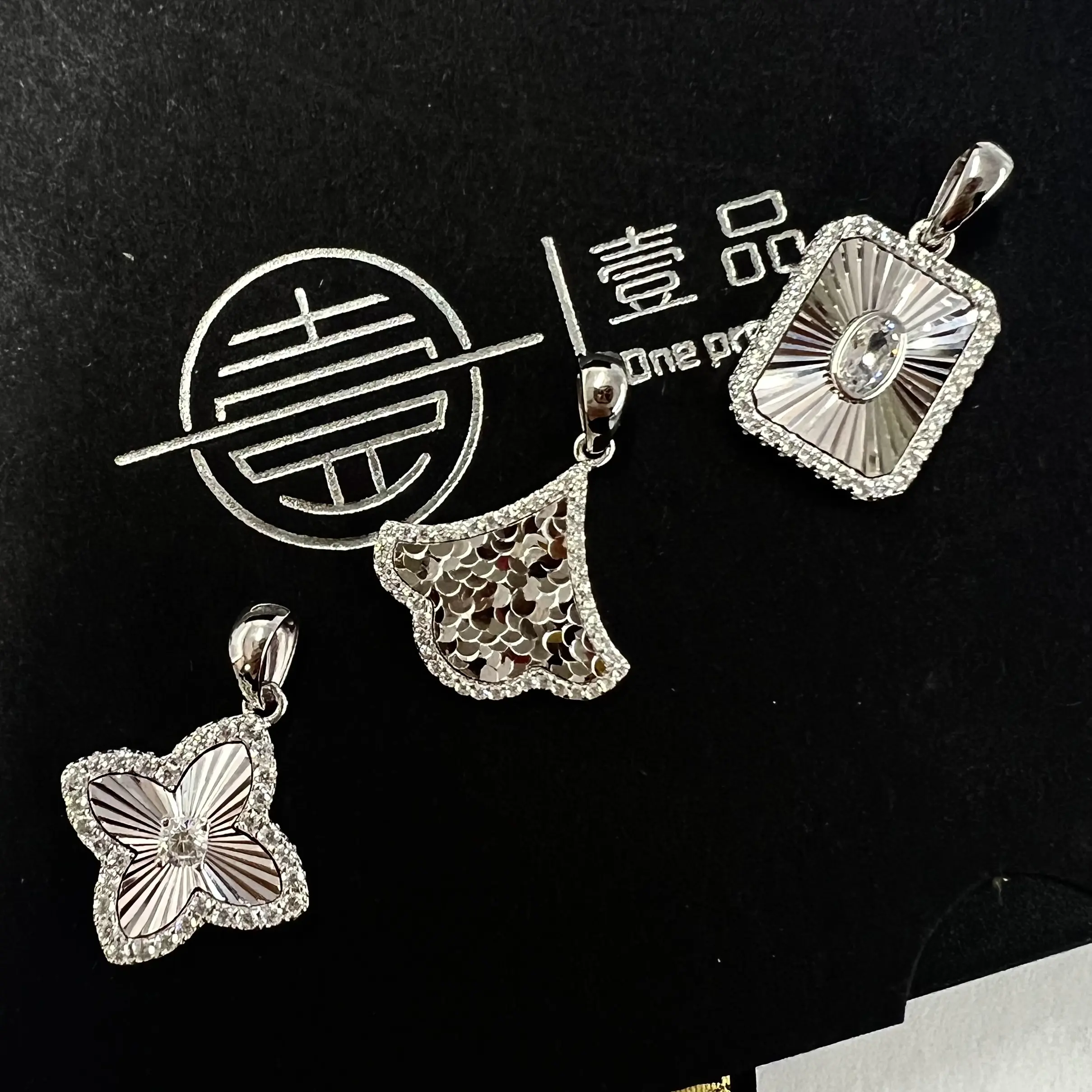 吊坠925银 CNC精工镭射碎冰冰吊坠