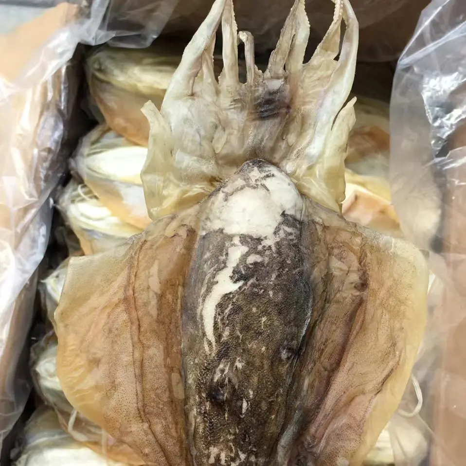 北海特产新晒墨鱼干淡晒深海目鱼干煲汤海鲜干货乌贼干