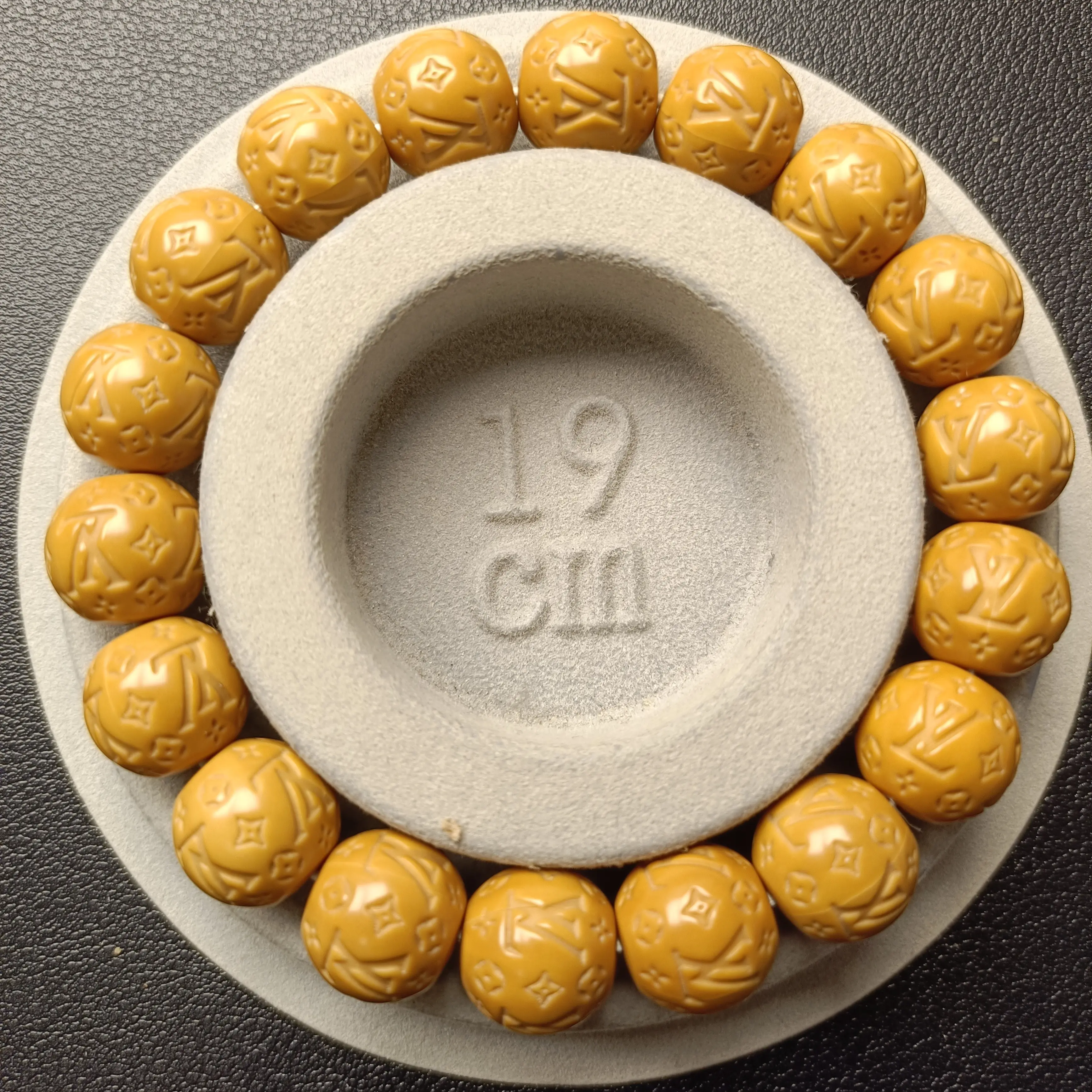 全品无暇猴头核桃  雕刻老花手串13+