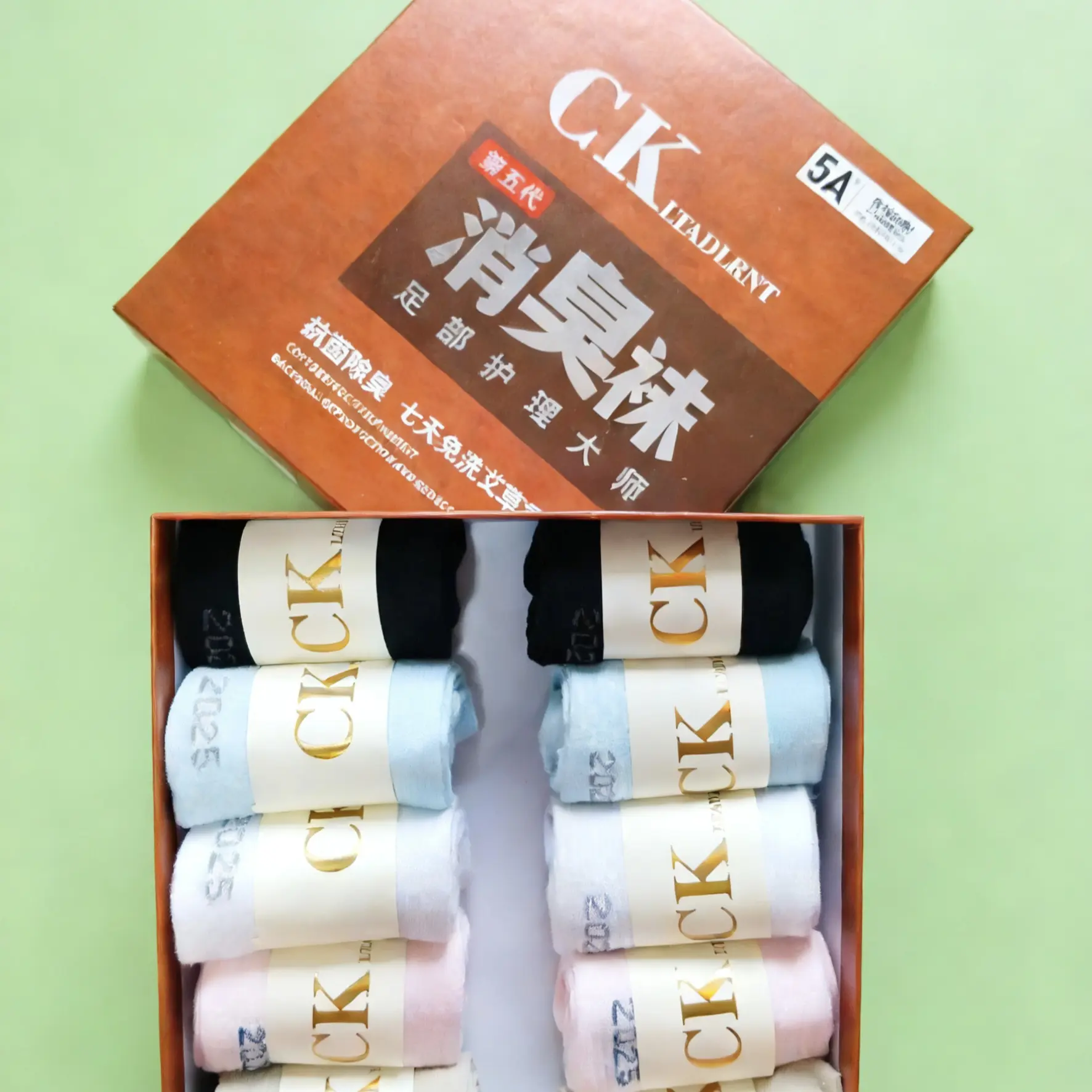 女款中筒袜透气防臭