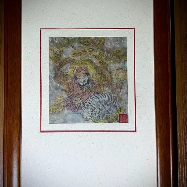 工笔画存手绘赵公明