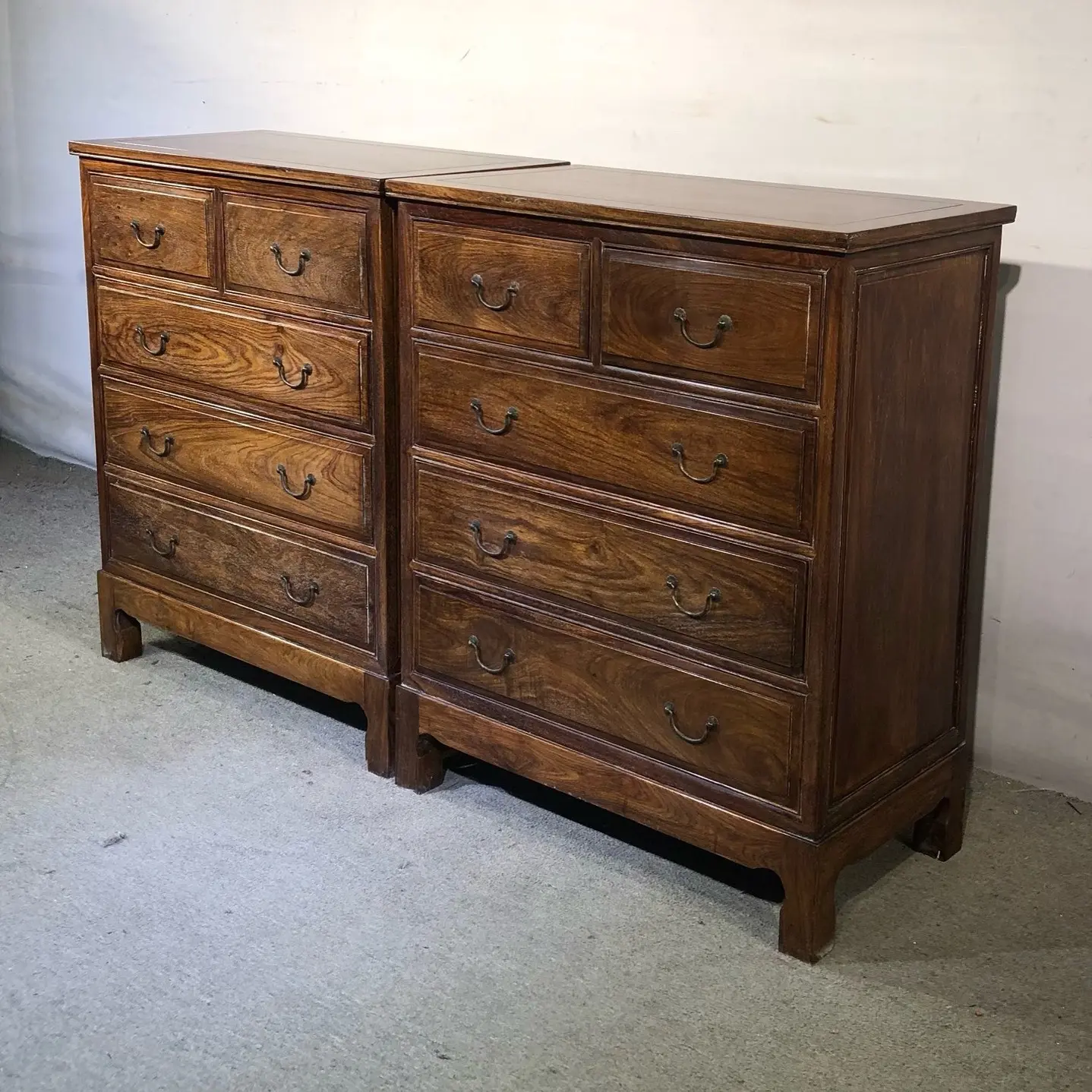 实木五斗柜收纳柜抽屉式家具摆件简约改价链接