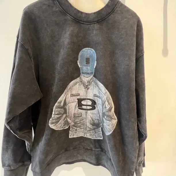 Supin life/素拼素拼加绒卫衣557047AM