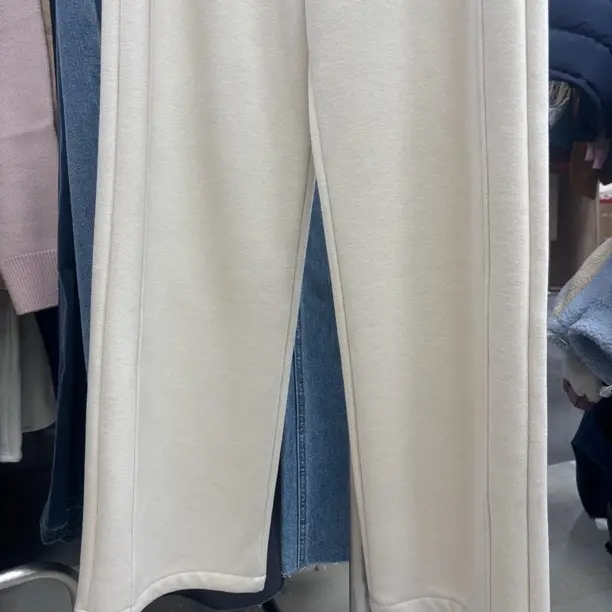 厚款加绒直筒裤冬季显瘦垂感舒适保暖休闲裤2026