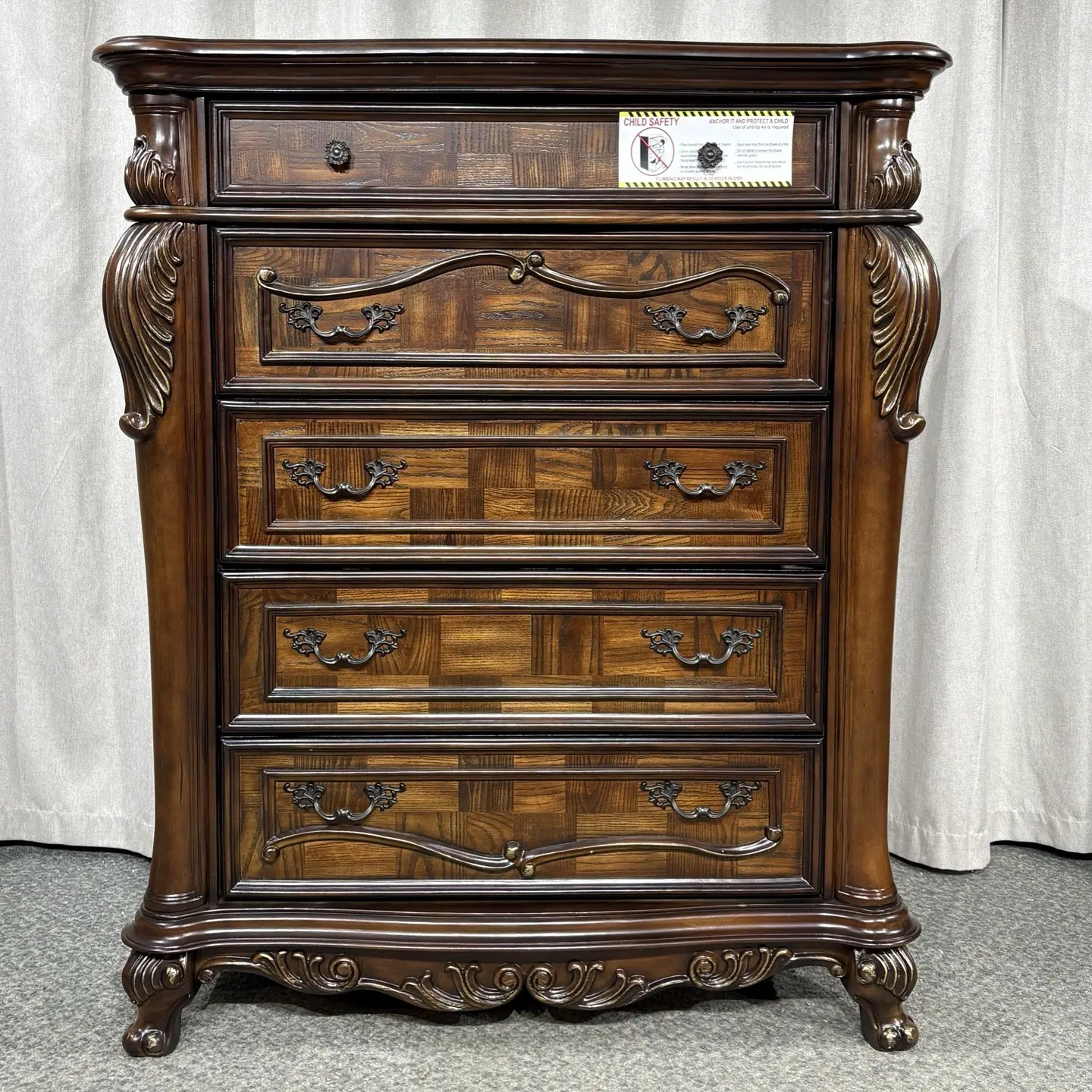 BD011-08斗柜（长1080宽580高1320MM）美式复古雕花