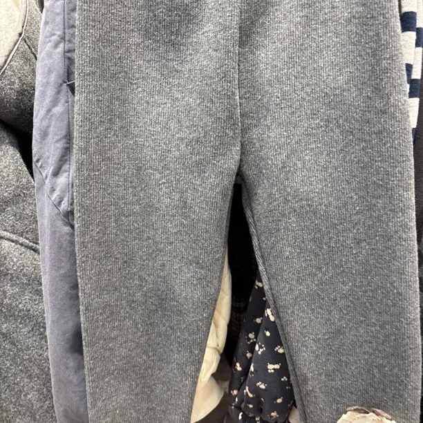 女童秋冬加绒打底裤