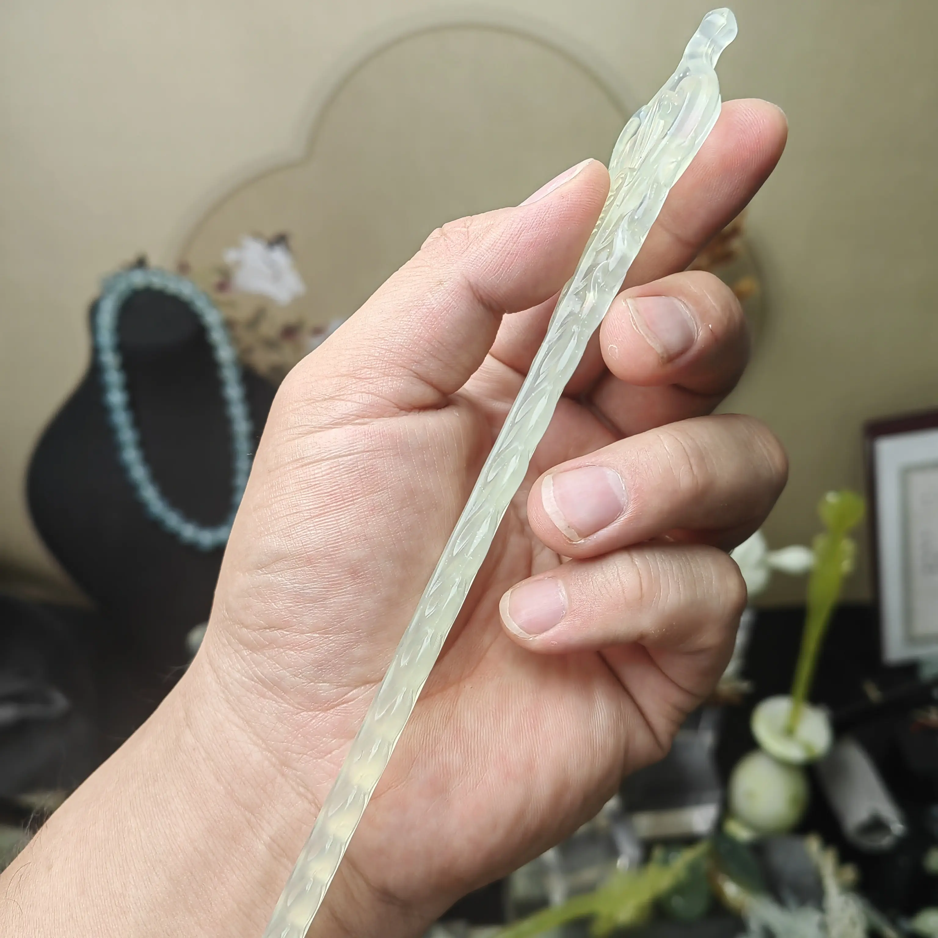 民族风原创设计女复古宫廷发簪素款古风纯手工发饰