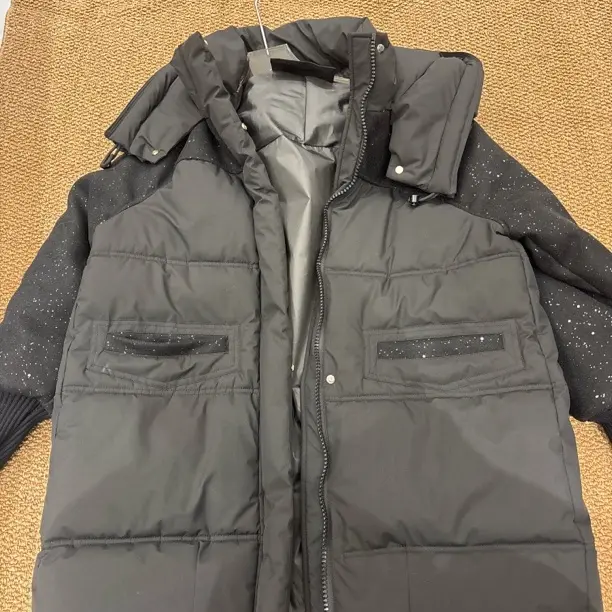 冬季时尚中长款百搭加厚连帽女士棉服外套