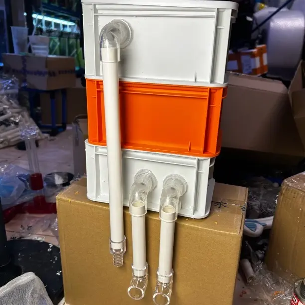 滴流可增氧的鱼缸过滤器鱼池周转箱过滤水循环系统