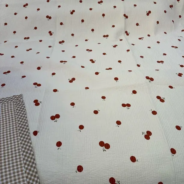 高支高密纯棉床盖