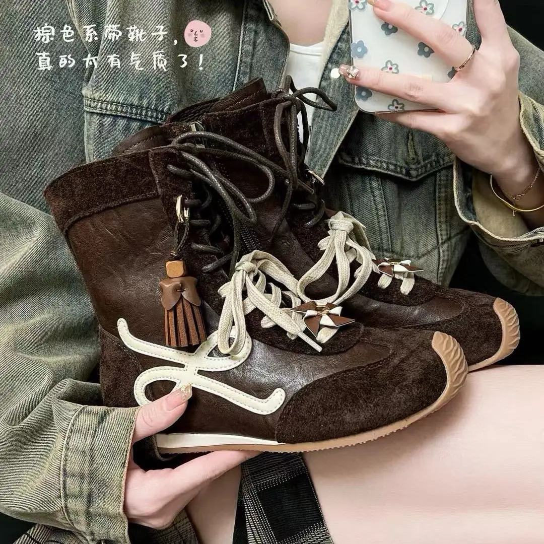复古港风洛丽塔防滑休闲风马丁靴鞋子气质复古时尚