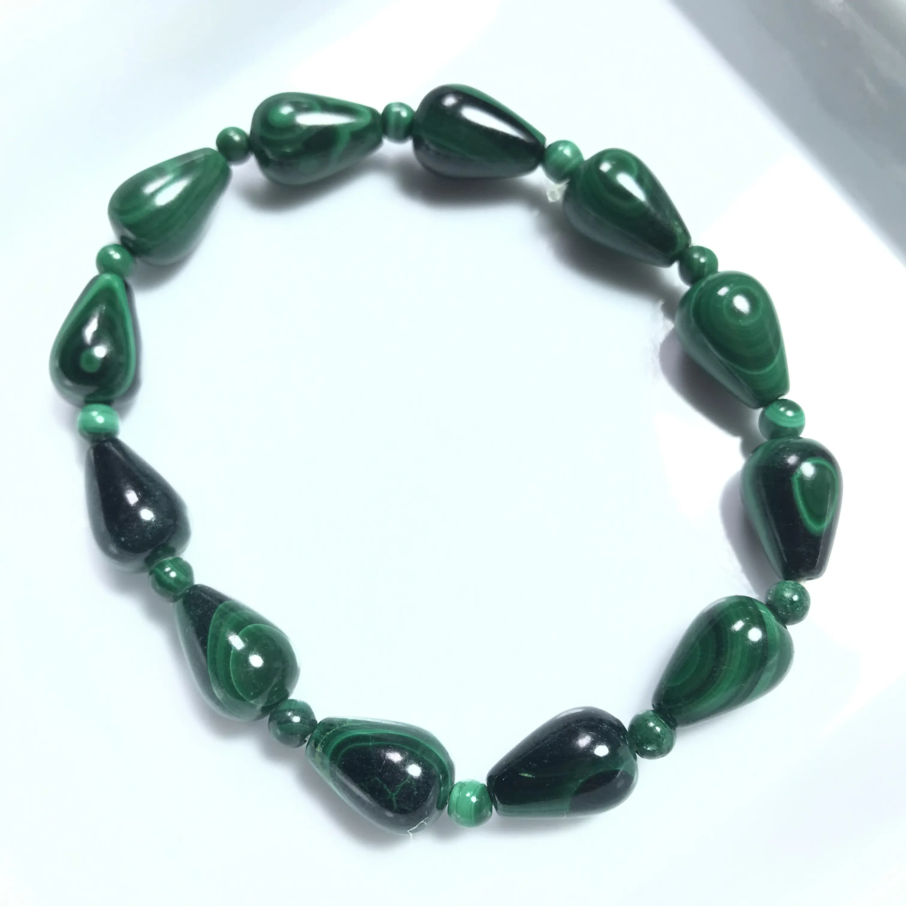 天然孔雀石民族设计时尚百搭款