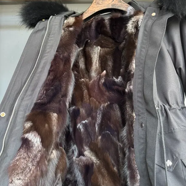 厚款四季通用常规款不起球派克服韩版百搭大毛领冬季