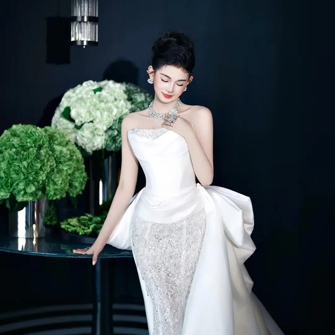 婚纱跳槽大会婚纱礼服默认瑕疵no退换 