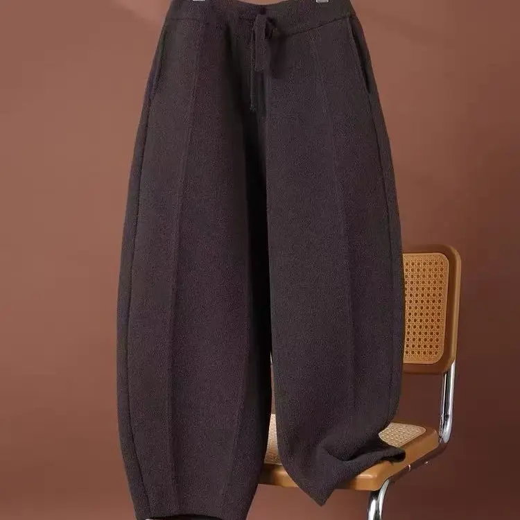 冬季针织弹力百搭裤