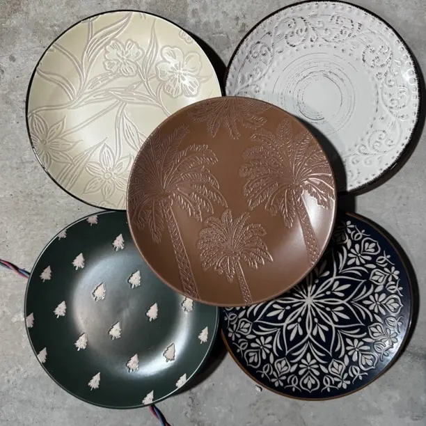 直播特惠八寸平盘五只装