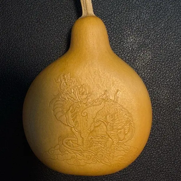 天然精选龙押花葫芦手把件