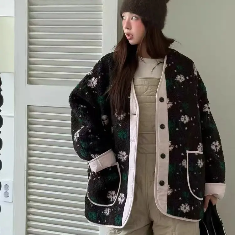 小韩泡菜女时尚显瘦气质网红洋气百搭宽松外套上衣