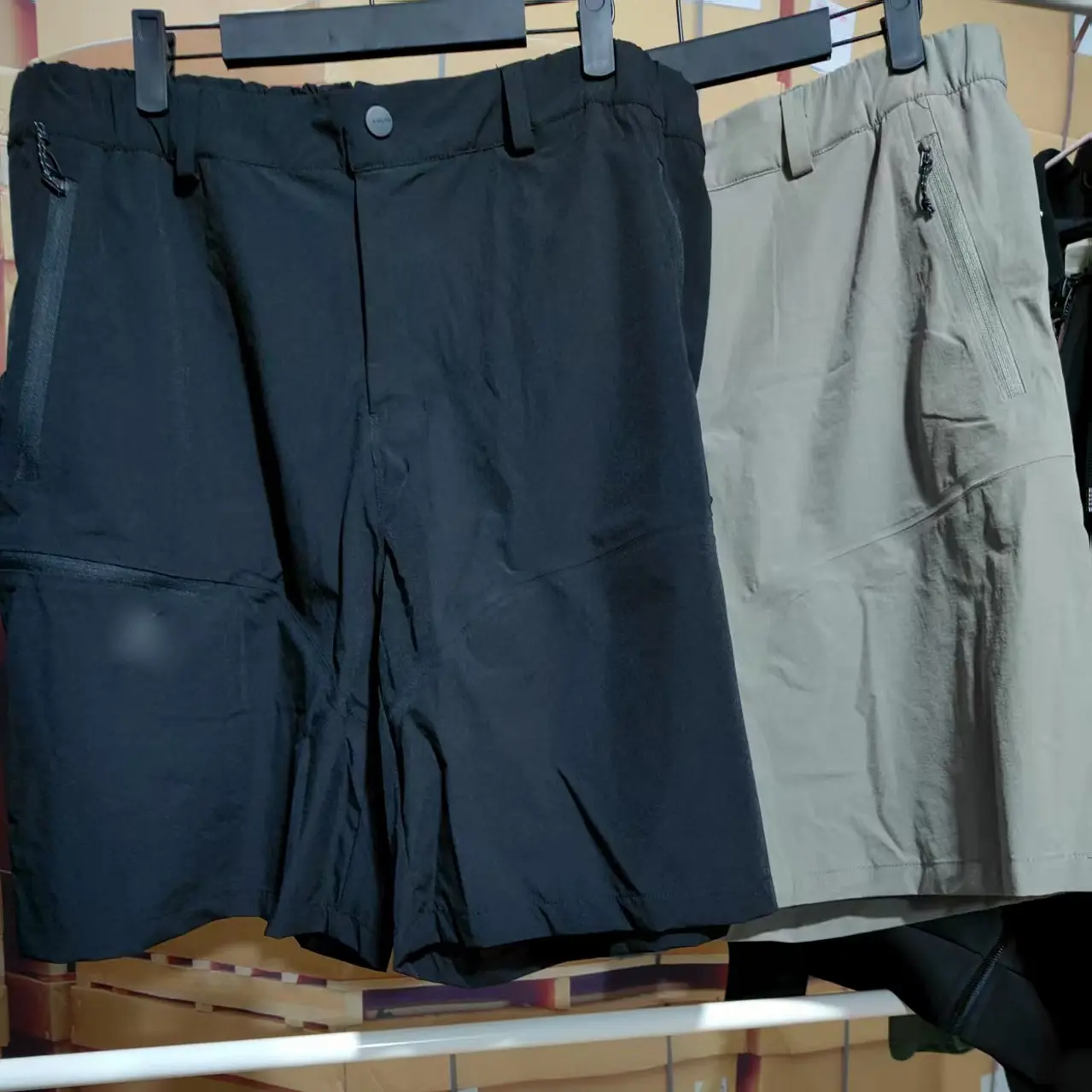 休闲风见外包装速干中裤夏季短裤户外运动舒适男式