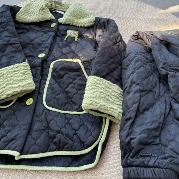 1029款家居女冬加厚加绒短款睡衣冬季棉服