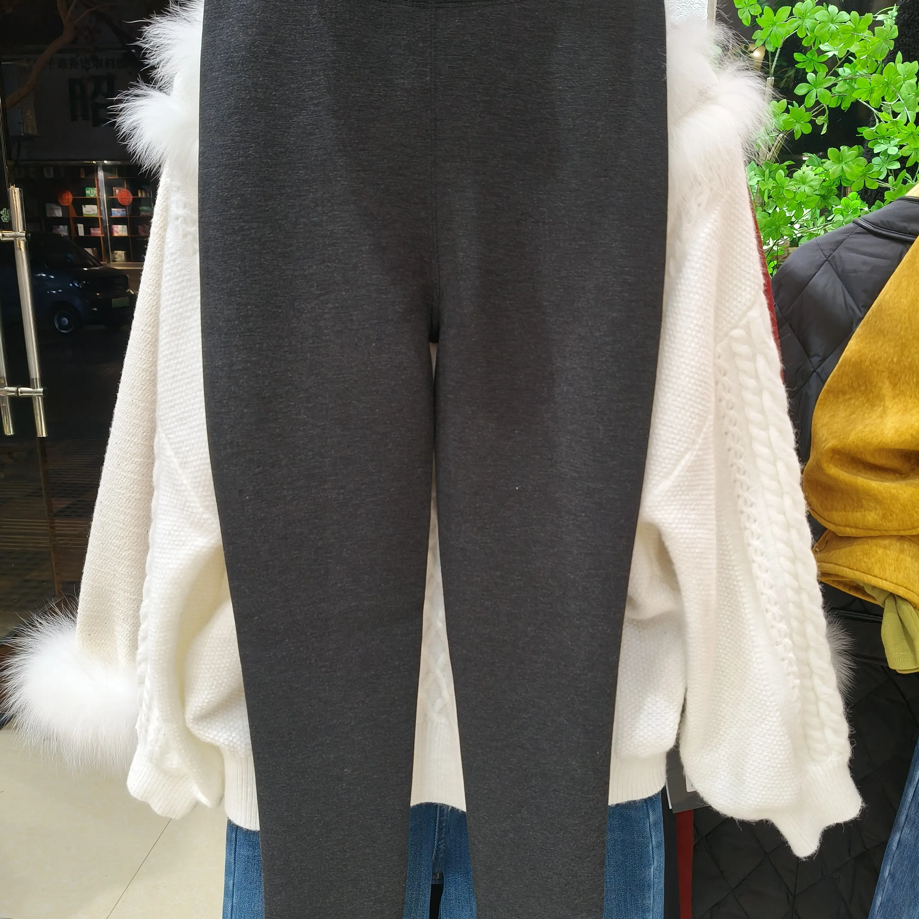 秋冬加绒加厚高弹显瘦云朵裤可外穿打底