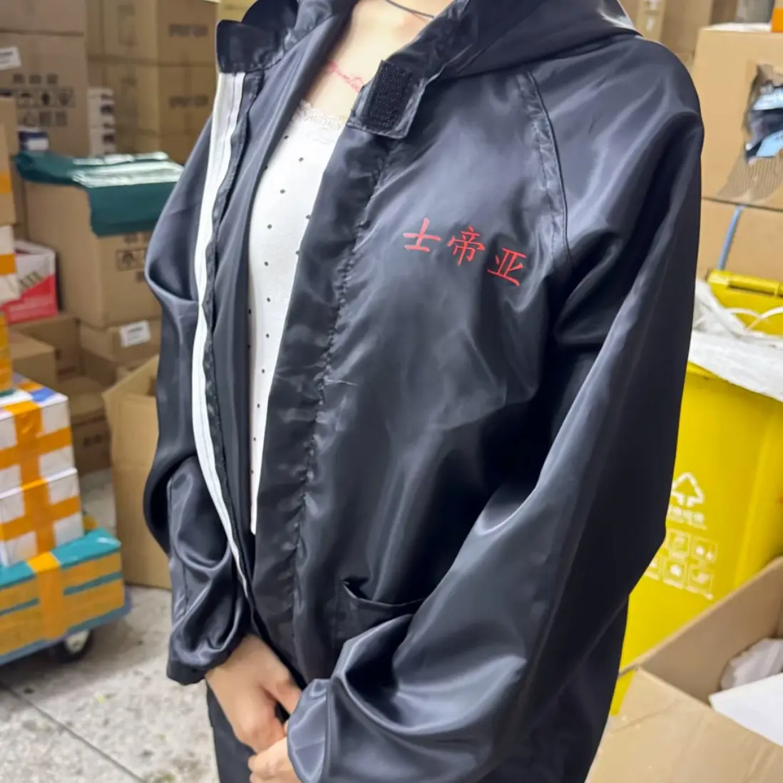 士蒂亚分体防护服防尘耐脏防静电连帽分体工作服男女通用