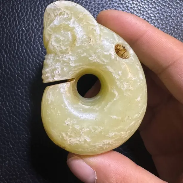 河磨奇石猪龙器型