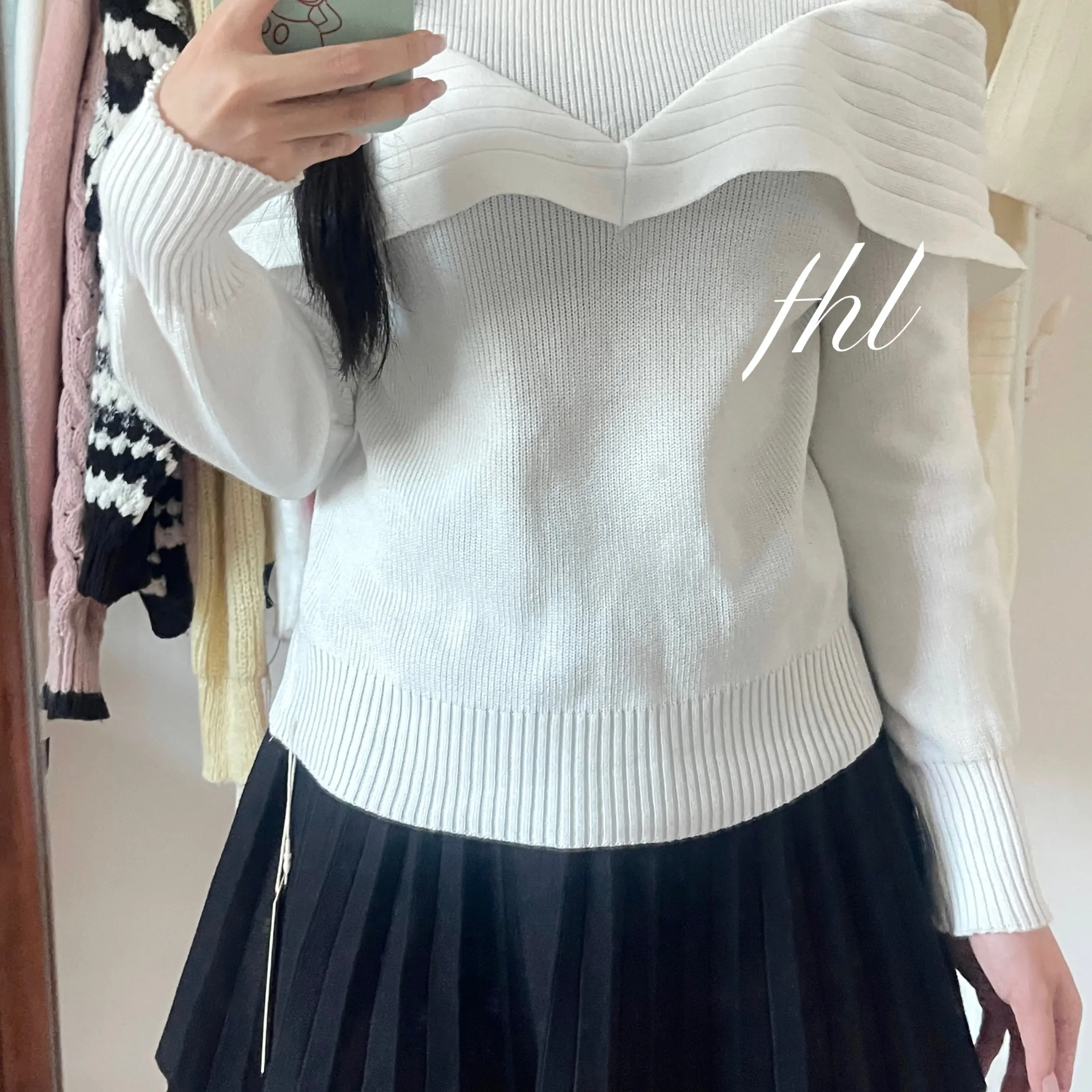 秋季新款设计感针织衫百搭上衣 NO退NO换（新疆/偏远地区不包邮）