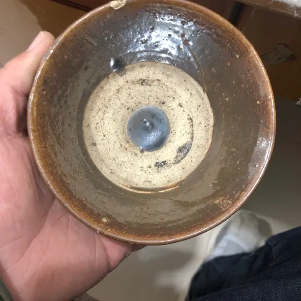 土窑落灰烧自然灰釉手工茶瓯特色茶具