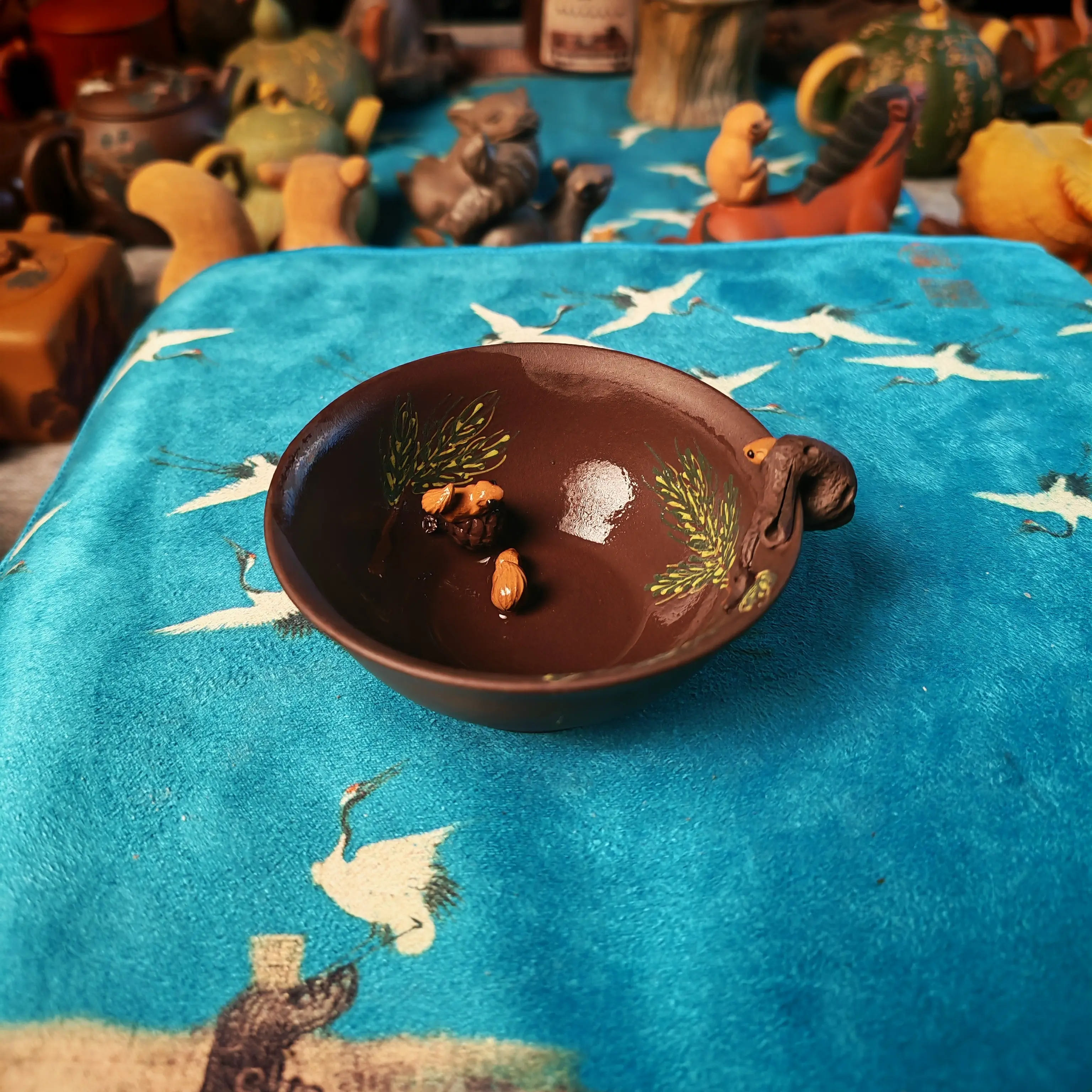 原矿手工三只松鼠普洱杯