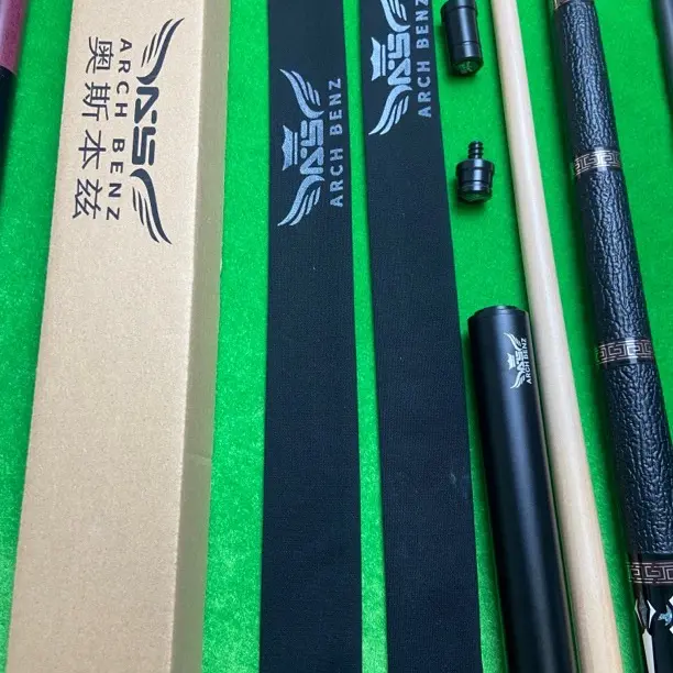 复刻征途4中式手工枫木镶嵌台球杆