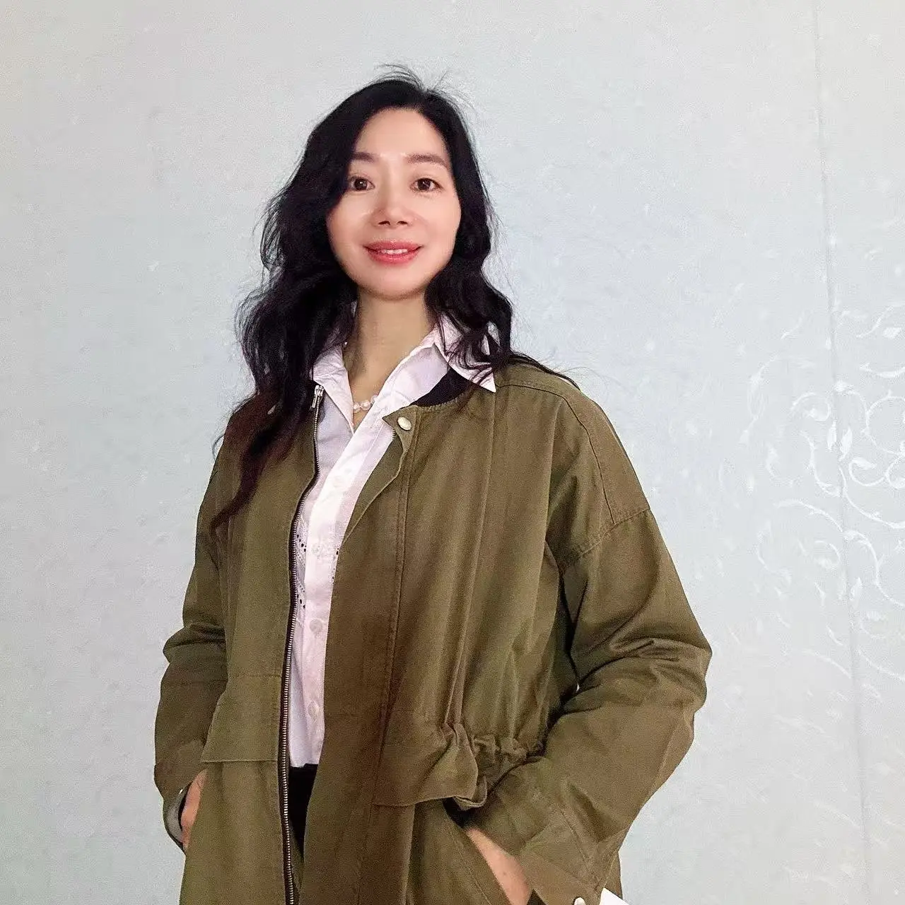 新款百搭显瘦中长款潮流风衣外套