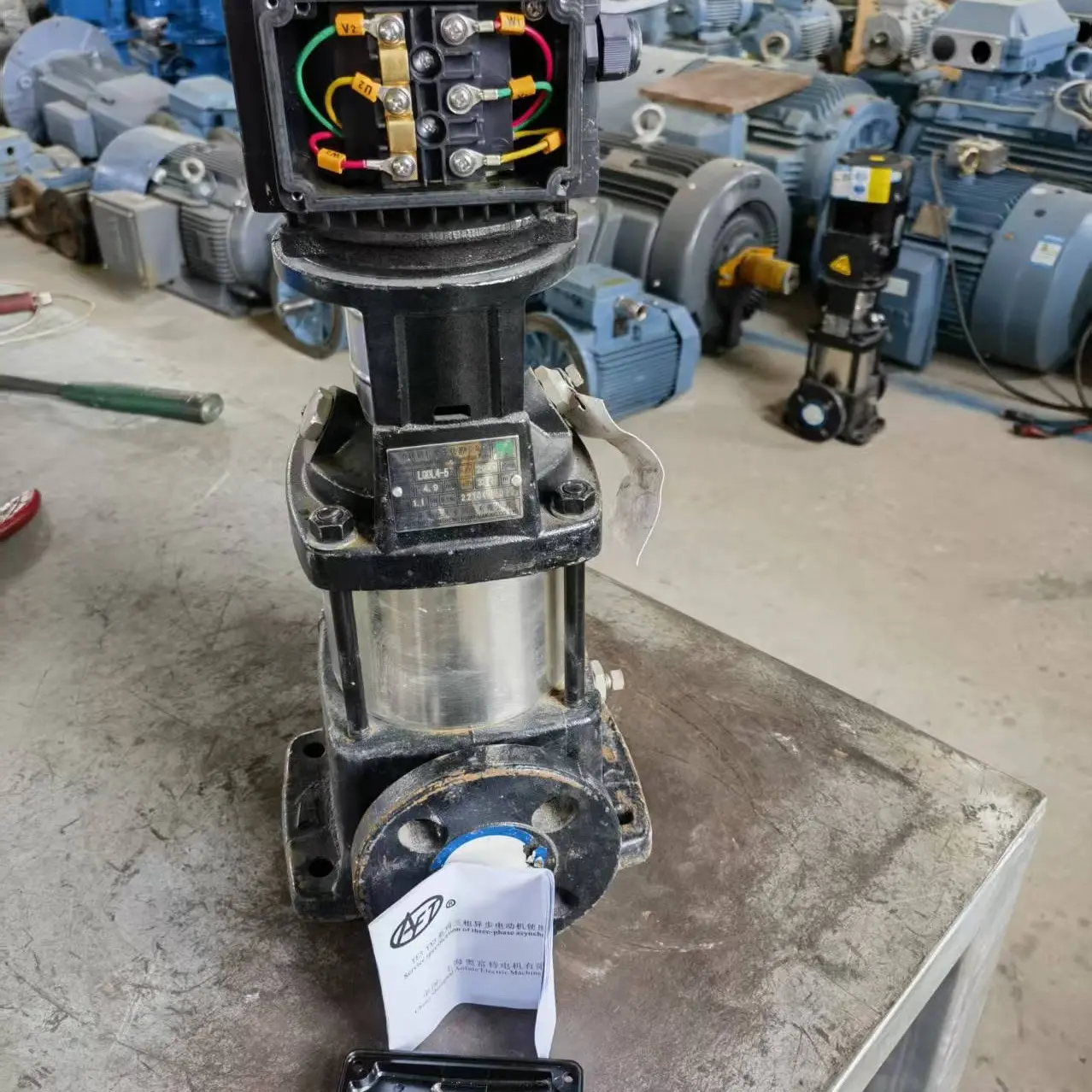 1.1千瓦水泵，出厂至今为止未使用过的产品，不包邮不包退换