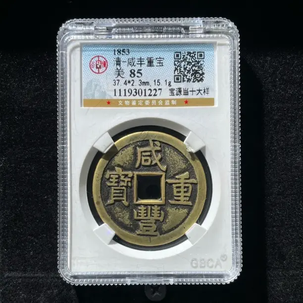 西安聚泉阁店（大宝精选）咸丰重宝宝源当十大样