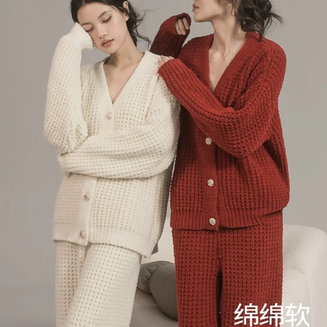 甄内《慢慢款》秋冬季半边绒加厚1300克